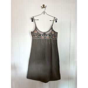 Vintage Beaded Mini Dress